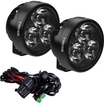 Vision X 9956213 Cannon Race Series 3 Driving Lights -  Clear Lenses