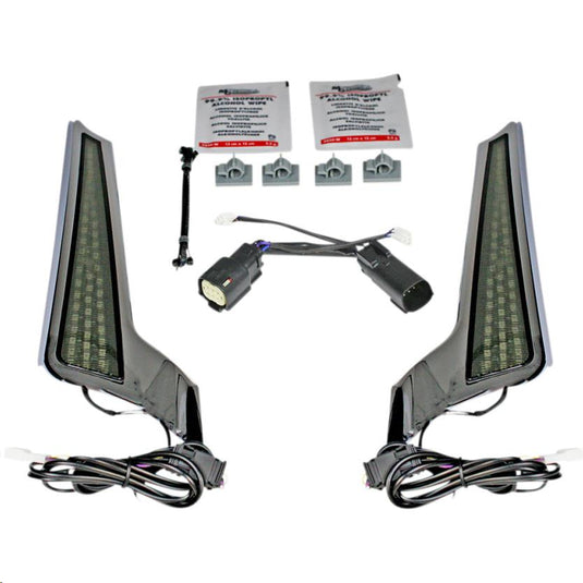 Custom Dynamics CD-FASCIA-BCMSC Fascia LED Panel - Chrome With Smoked Lens