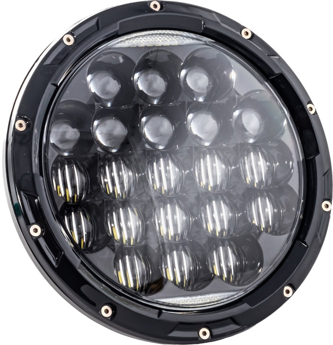 Letric Lighting Co. LLC-LHC-7A 7in. Aggressive Style Multi-Mini LED Headlight - Black