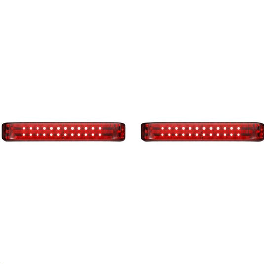 Custom Dynamics PB-SBSEQ-BCM4BR Probeam Sequential LED Saddlebag Light - Gloss Black With Red Lens