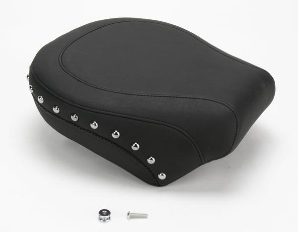 Mustang 75095 Vintage Wide Passenger Seat - Chrome Studded