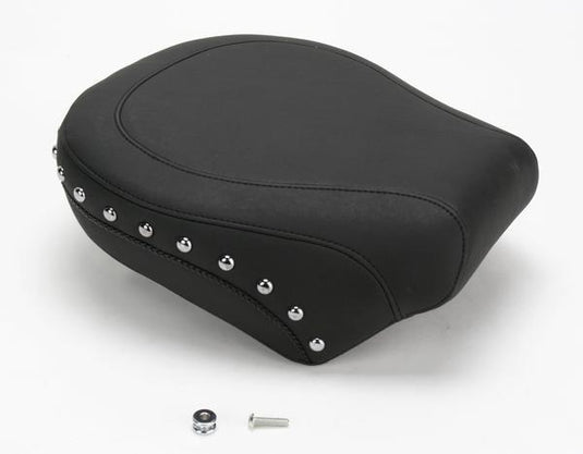 Mustang 75095 Vintage Wide Passenger Seat - Chrome Studded