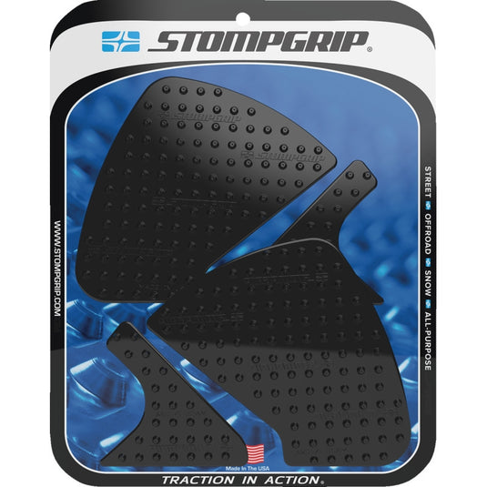 Stompgrip 55-10-0184B Volcano Profile Traction Tank Grip - Street - Black