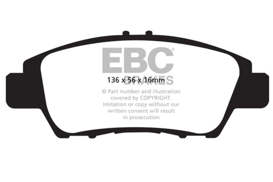 Ebc DP42041R EBC Yellowstuff Brake Pad Sets