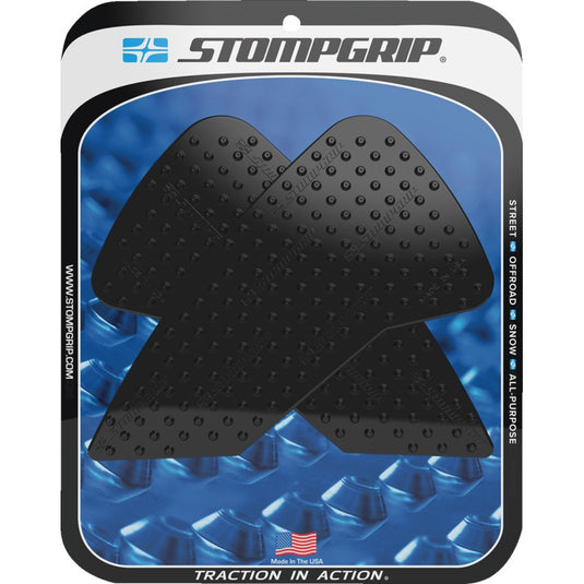 Stompgrip 55-10-0189B Volcano Profile Traction Tank Grip - Street - Black