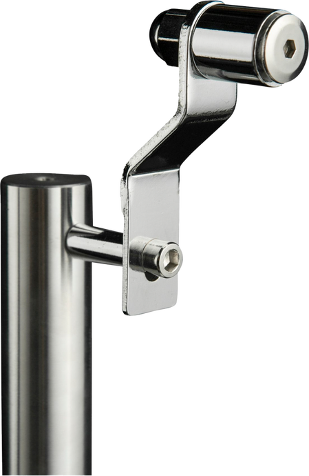 Kruzer Kaddy 625 Windshield Bracket Conversion Kit - Chrome