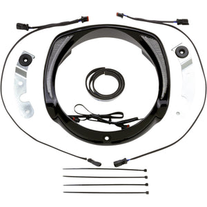 Ciro 45206 Fang Headlight Bezel - Black