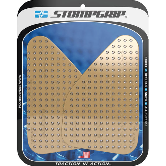 Stompgrip 55-10-0212C Volcano Profile Traction Tank Grip - Street - Clear