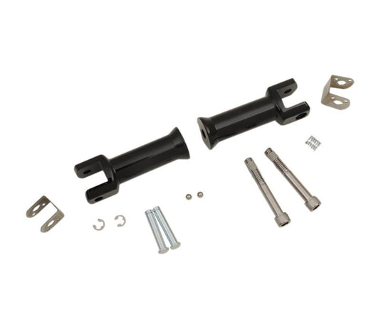 Drag Specialties 1620-1785 Passenger Footpeg Mount Kit - Gloss Black