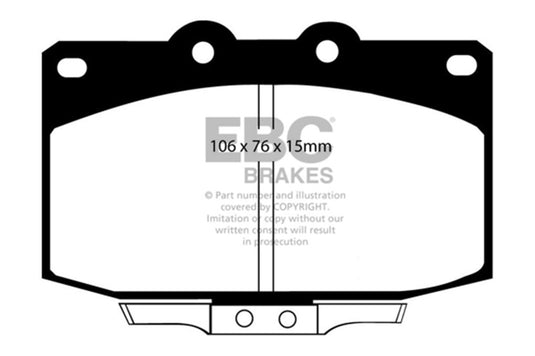 Ebc DP3763C EBC Redstuff Brake Pad Sets