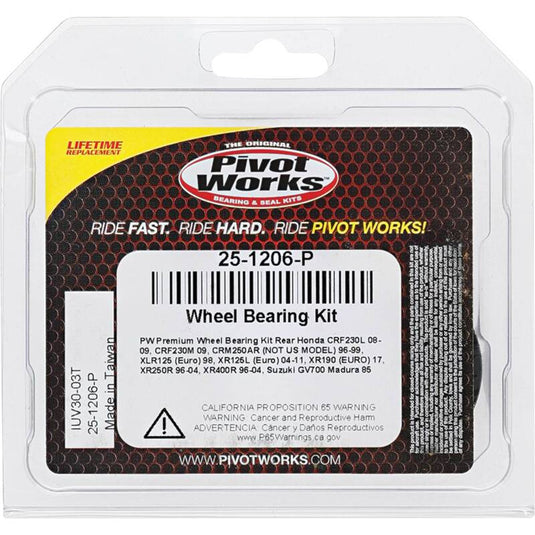 Pivot Works 25-1206-P PIV Wheel Bearing Kit