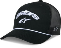 Alpinestars Agree Trucker Hat (One Size Fits Most, Black/Black)