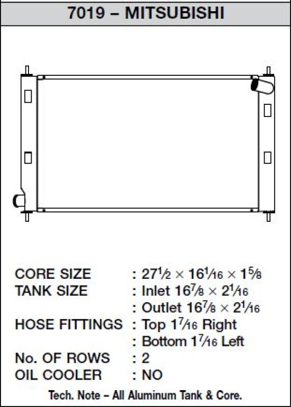Load image into Gallery viewer, Csf 7019 CSF Radiators - Aluminum
