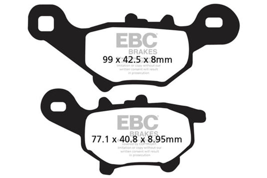Ebc Powersports SFA384 EBC FA-SFA-X Brake Pads