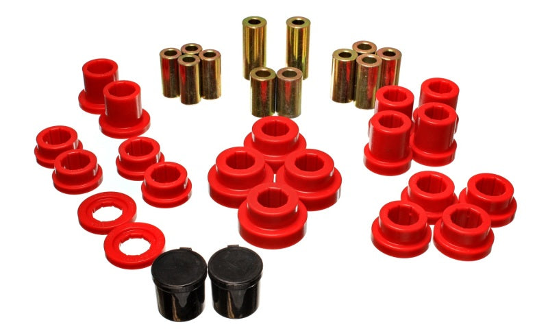 Load image into Gallery viewer, Energy Suspension 16.3121R ES Cntrl Arm Bushings - Red
