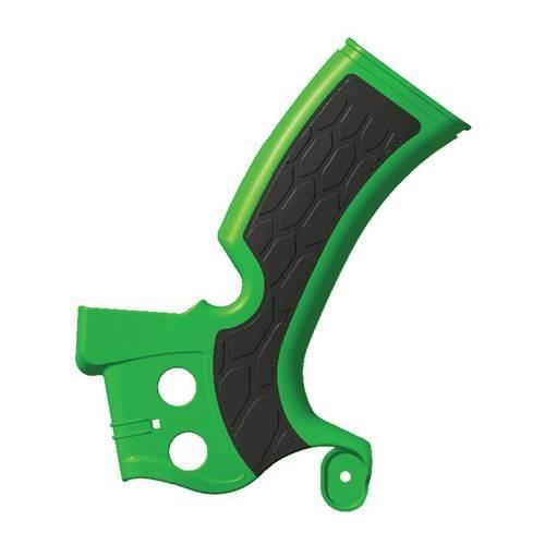 Acerbis 2374271089 X-Grip Frame Guards - Green/Black