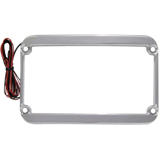 Klock Werks KWS-01-0088-C Lighted License Plate Frame - Chrome