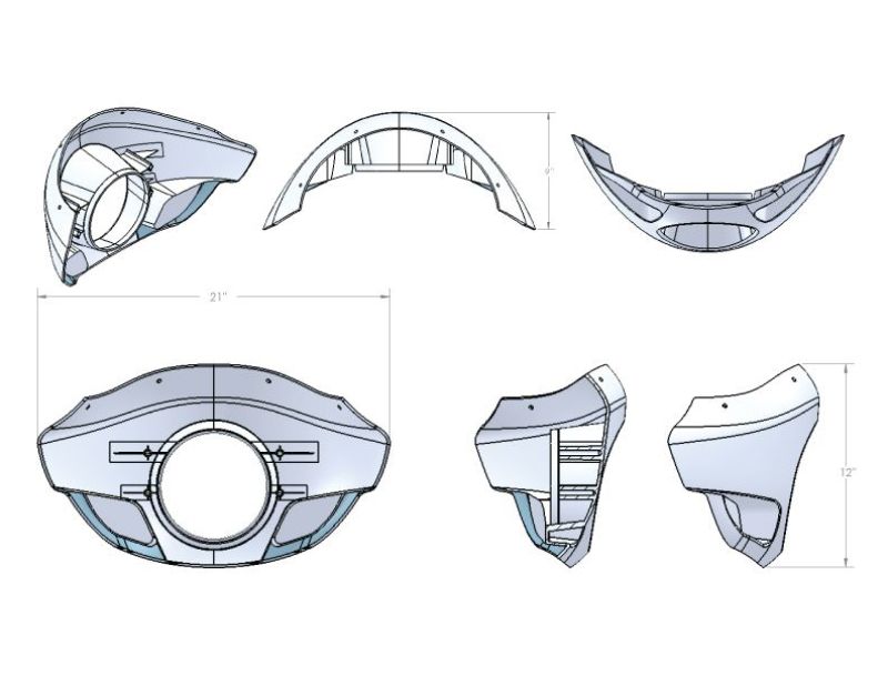 Load image into Gallery viewer, Burly Brand B10-2002 BUR Fairings
