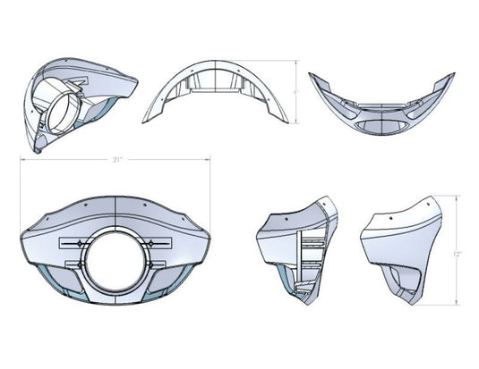 Burly Brand B10-2002 BUR Fairings