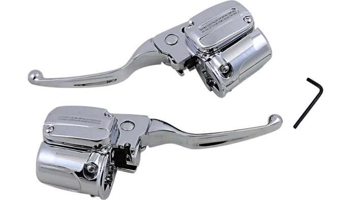 Drag Specialties 0610-2184 Brake/Hydraulic Clutch Control Kit - Chrome