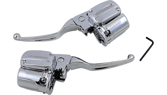 Drag Specialties 0610-2184 Brake/Hydraulic Clutch Control Kit - Chrome