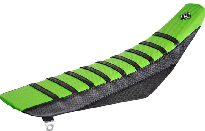 Flu Designs Inc. 25504 Pro Rib Seat Cover - Black/Green/Black
