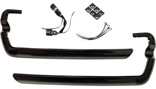 Custom Dynamics CD-SB-SIDE-SB Lower Saddlebag Side Marker LED Lights - Smoke Lens/Black Housing
