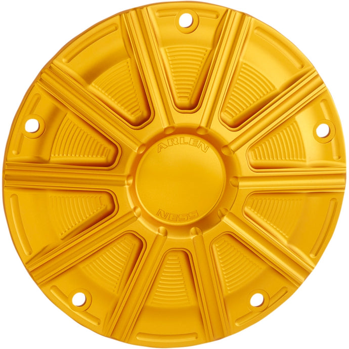 Arlen Ness 700-020 Derby Cover - 10-Gauge - Gold Anodized