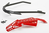 Skinz Protective Gear NXPFB228-RD Front Aluminum Bumper - Black/Red