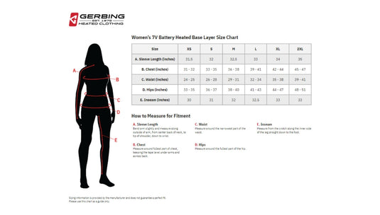 Gerbing 7V Womens Battery Heated Pants