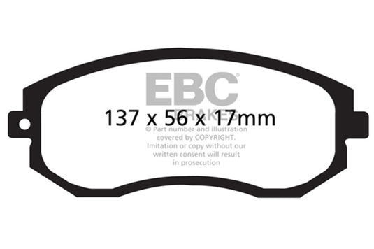 Ebc DP21884 EBC Greenstuff Brake Pad Sets
