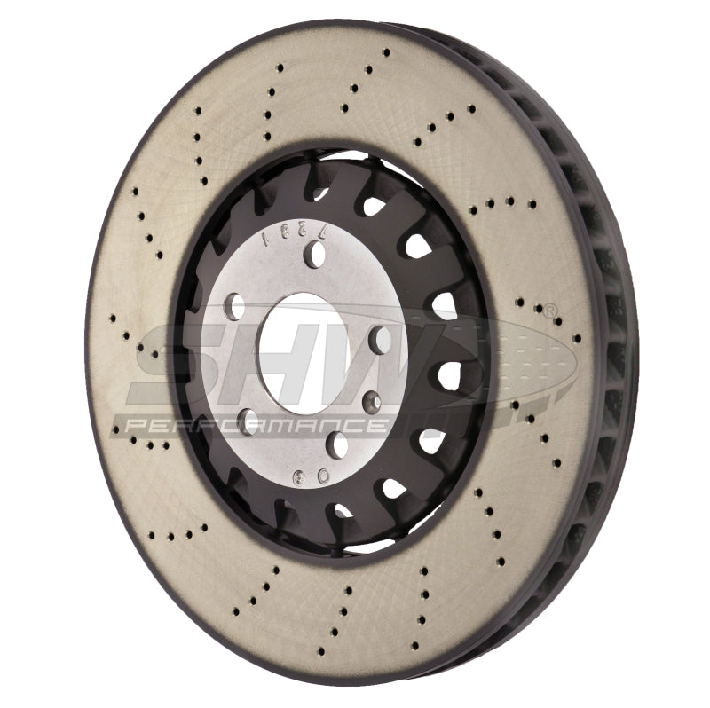 Load image into Gallery viewer, Shw Performance AFX49201 SHW Drilled Lightweight Rotors
