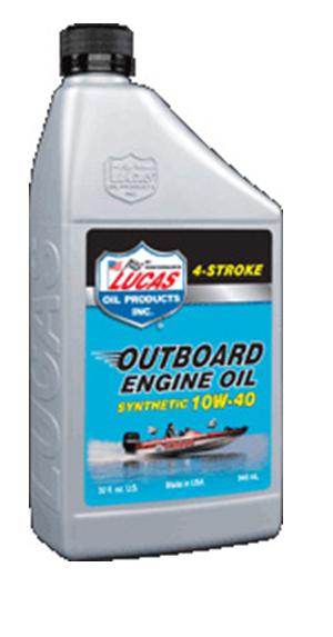 Lucas Oil 10662 Outboard 4T Engine Oil - 10W40 - 1qt.