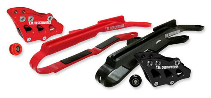 T.M. Designworks HCP-H05-RD Baja-Rally Chain Slide-N-Guide Kit - Red
