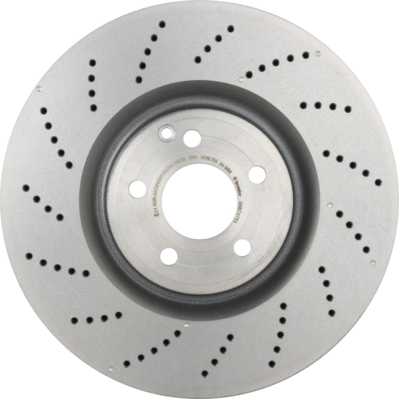 Load image into Gallery viewer, Brembo Oe 09.B747.51 BRE UV Coated OE Equiv Rotors
