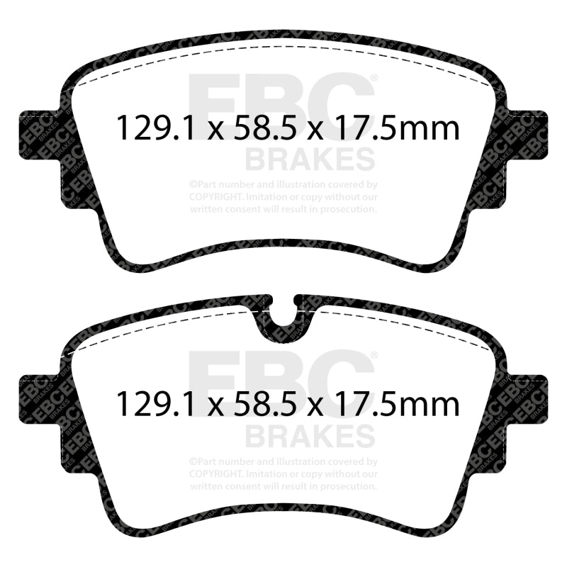Load image into Gallery viewer, Ebc DP42435R EBC Yellowstuff Brake Pad Sets
