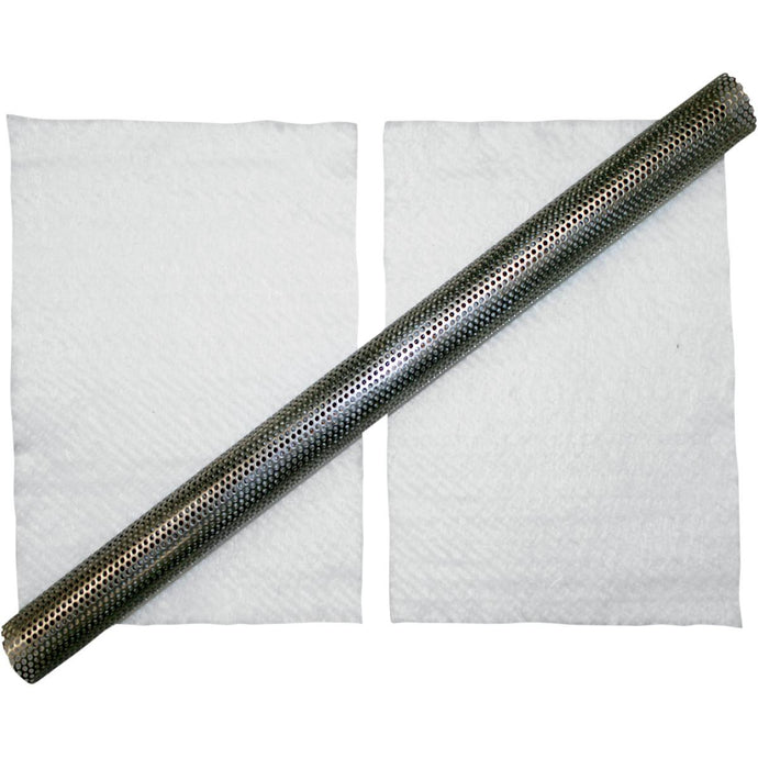 La Choppers LA-1230-24P Universal Baffle with Packing - 24in. Long - 3in. Dia.