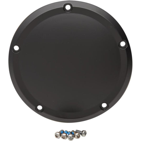 Drag Specialties 1107-0557 Derby Cover - Flat Black
