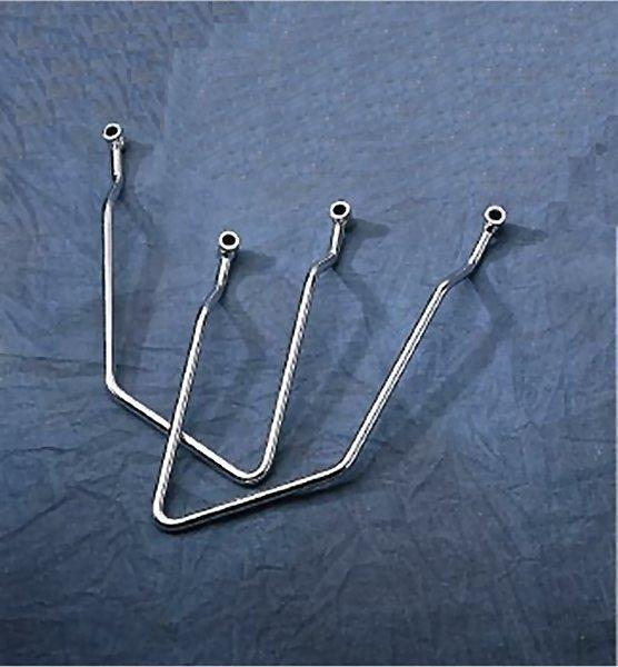Drag Specialties DS-110851 Chrome Saddlebag Support Brackets