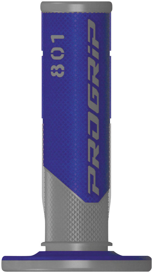 Pro Grip PA080100GRBL 801 Hybrid Duo-Density Cross Grips - Gray/Blue