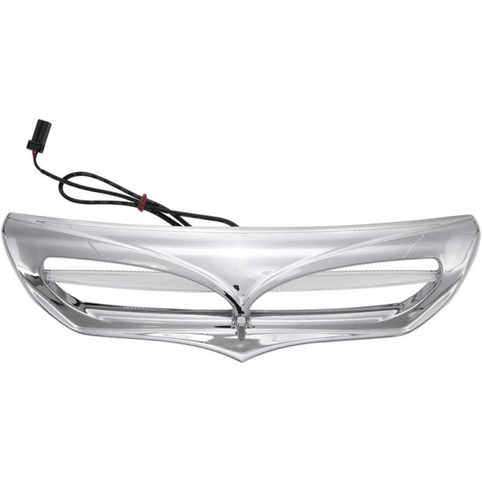 Ciro 40010 Fairing Vent Trim with LED - Chrome