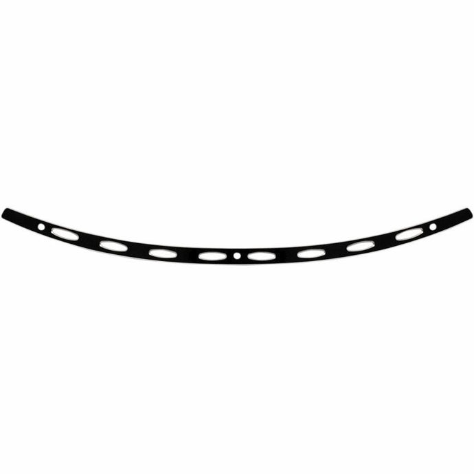 Memphis Shades MEB0975 Stainless Steel Ellipse Windshield Trim - Black Contrast