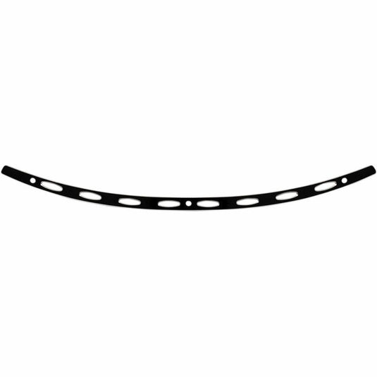 Memphis Shades MEB0946 Stainless Steel Ellipse Windshield Trim - Black Contrast