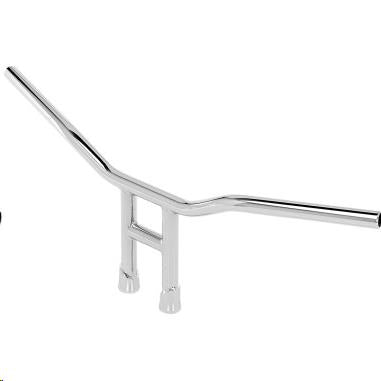 Biltwell Inc. 6220-1056 1in. Tyson 10in. Slotted Handlebar - Chrome