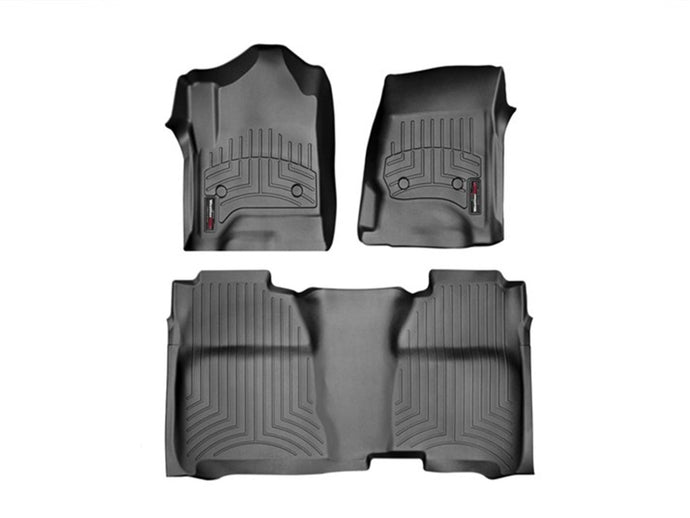 Weathertech 446071-445422 WT FloorLiner - Rear - Blk