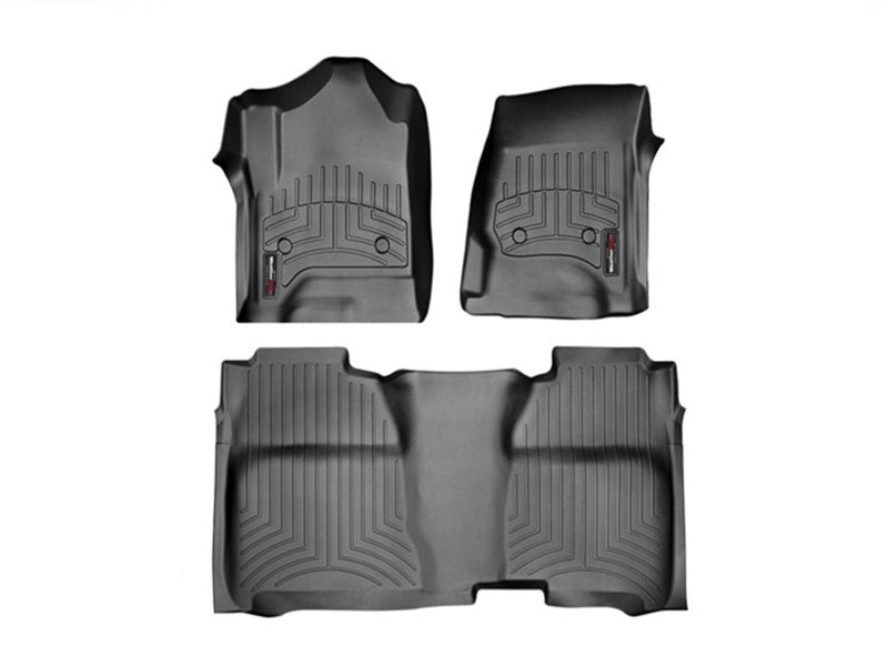 Load image into Gallery viewer, Weathertech 446071-445422 WT FloorLiner - Rear - Blk
