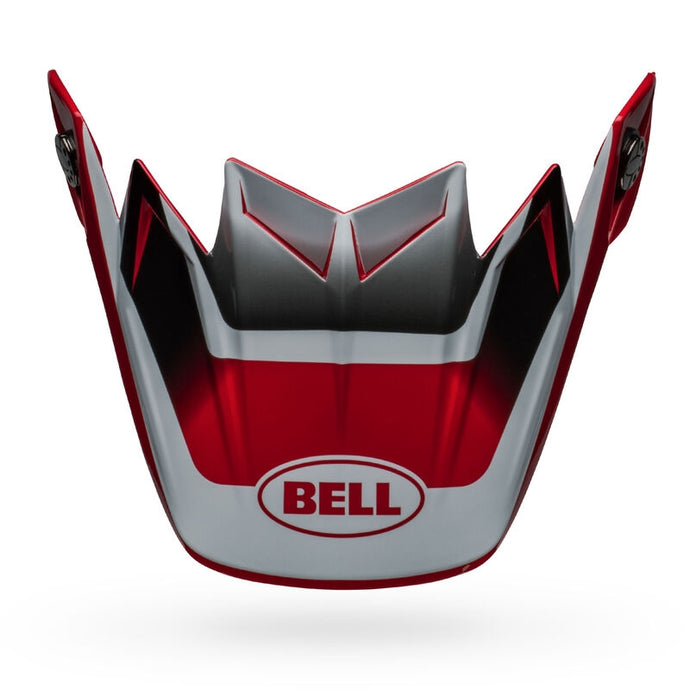 Bell Helmets Visor for Moto-9S Flex Rail Helmets - Gloss Red/White