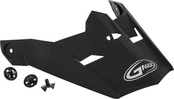 G-Max Visor with Screws for MX-46Y Youth Helmets - Matte Black - Sm-Lg