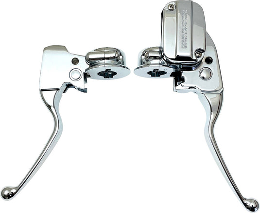 Harddrive 053946 Handlebar Control Kit - Cable Clutch - Chrome