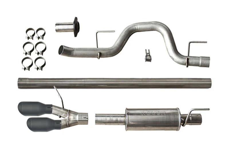 Load image into Gallery viewer, Roush 421711-BLK RSH Cat Back Exhausts
